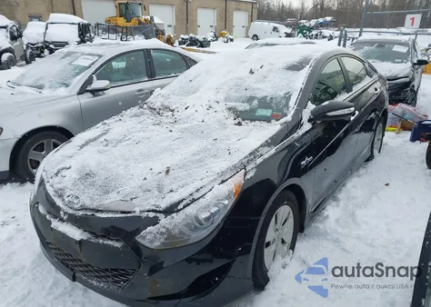 2014 Hyundai Sonata Hybrid z USA, uszkodzony, nr VIN KMHEC4A40EA113921